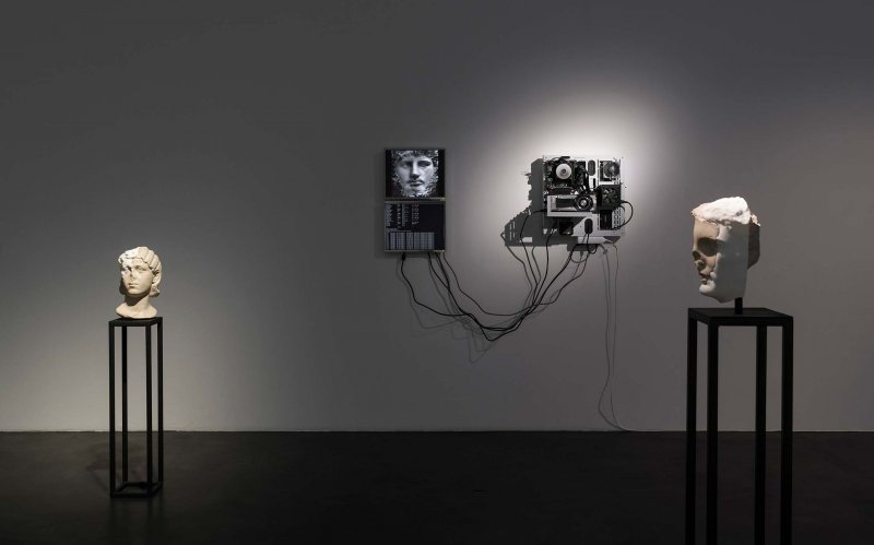 Egor Kraft, Content Aware Studies, 2019, installation view, gallery Alexander Levy